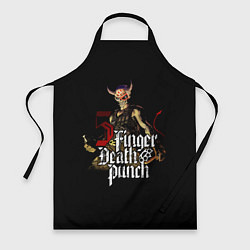 Фартук кулинарный Five Finger Death Punch, цвет: 3D-принт