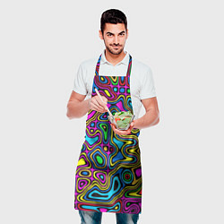 Фартук кулинарный Психоделика, цвет: 3D-принт — фото 2