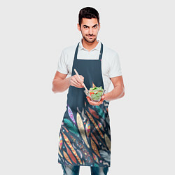 Фартук кулинарный Перья, цвет: 3D-принт — фото 2