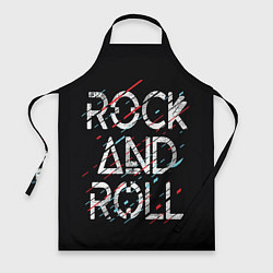 Фартук кулинарный Rock And Roll, цвет: 3D-принт