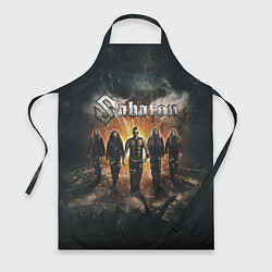 Фартук кулинарный Sabaton Band, цвет: 3D-принт