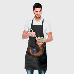 Фартук кулинарный Космический Феникс, цвет: 3D-принт — фото 2