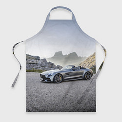 Фартук кулинарный Mercedes V8 Biturbo, цвет: 3D-принт