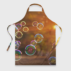Фартук кулинарный Мыльные пузыри, цвет: 3D-принт