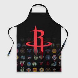 Фартук кулинарный Houston Rockets 2, цвет: 3D-принт