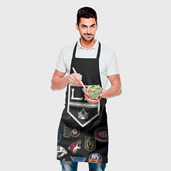 Фартук кулинарный NHL Los Angeles Kings, цвет: 3D-принт — фото 2