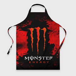 Фартук Red grunge monster energy