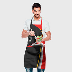 Фартук кулинарный Ювентус Униформа, цвет: 3D-принт — фото 2