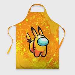 Фартук кулинарный AMONG US - Pikachu, цвет: 3D-принт