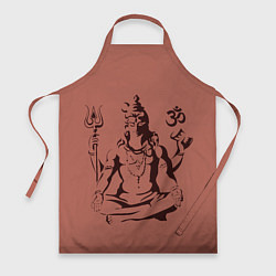 Фартук кулинарный Бог Шива, цвет: 3D-принт