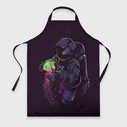 Фартук кулинарный Медуза и космонавт, цвет: 3D-принт