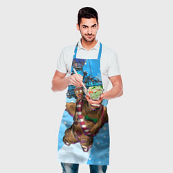 Фартук кулинарный Пряничный человек, цвет: 3D-принт — фото 2
