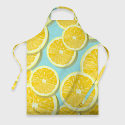 Фартук кулинарный Лимончики, цвет: 3D-принт