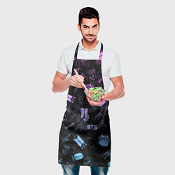 Фартук кулинарный BTS, цвет: 3D-принт — фото 2