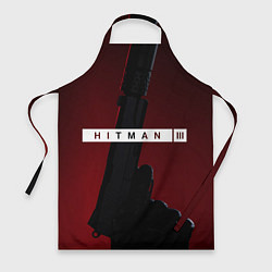 Фартук кулинарный Hitman III, цвет: 3D-принт