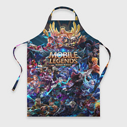 Фартук кулинарный Mobile Legends Z, цвет: 3D-принт