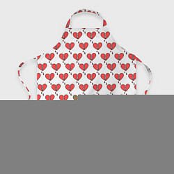 Фартук кулинарный Разбитое Сердце, цвет: 3D-принт