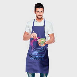 Фартук кулинарный Космонавт, цвет: 3D-принт — фото 2