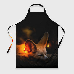 Фартук кулинарный Лисичка с фонариками, цвет: 3D-принт