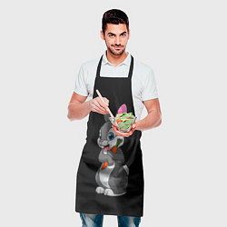 Фартук кулинарный ЗАЙКА, цвет: 3D-принт — фото 2