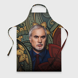 Фартук кулинарный Меладзе Цветы Мандала, цвет: 3D-принт