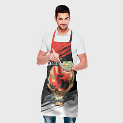 Фартук кулинарный Five Finger Death Punch 7, цвет: 3D-принт — фото 2
