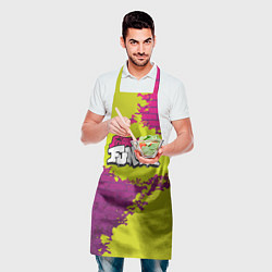 Фартук кулинарный Friday Night Funkin Кислотный, цвет: 3D-принт — фото 2