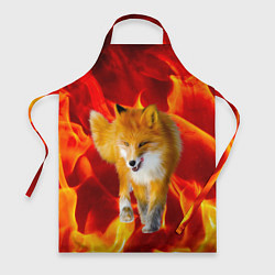 Фартук кулинарный Fire Fox, цвет: 3D-принт