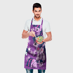 Фартук кулинарный Twilight Sparkle, цвет: 3D-принт — фото 2
