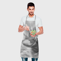 Фартук кулинарный Линии иллюзия, цвет: 3D-принт — фото 2