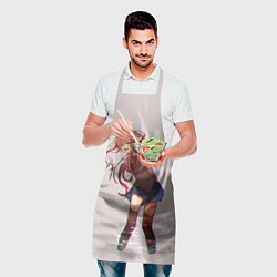 Фартук кулинарный Cyber Monika, цвет: 3D-принт — фото 2