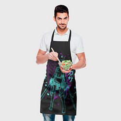 Фартук кулинарный Атака Титанов, Микаса, цвет: 3D-принт — фото 2