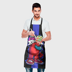 Фартук кулинарный Among Us FNF, цвет: 3D-принт — фото 2