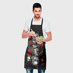 Фартук кулинарный Большой Лебовский туз бубей, цвет: 3D-принт — фото 2