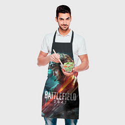 Фартук кулинарный BATTLEFIELD 2042 Батлфилд, цвет: 3D-принт — фото 2