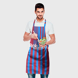 Фартук кулинарный Домашняя форма ФК «Барселона», цвет: 3D-принт — фото 2