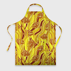 Фартук кулинарный Солнечные пираньи, цвет: 3D-принт