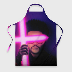 Фартук кулинарный The Weeknd - Blinding Lights, цвет: 3D-принт
