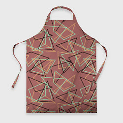 Фартук кулинарный Террактовый геометрический, цвет: 3D-принт