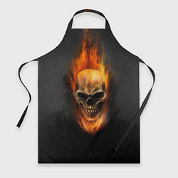 Фартук кулинарный Призрак в огне, цвет: 3D-принт