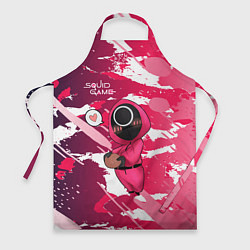 Фартук кулинарный Девушка Игра в кальмара, цвет: 3D-принт