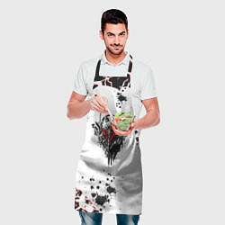 Фартук кулинарный Берсерк черная маска, цвет: 3D-принт — фото 2
