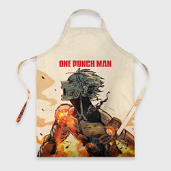 Фартук кулинарный Разрушение Геноса One Punch-Man, цвет: 3D-принт