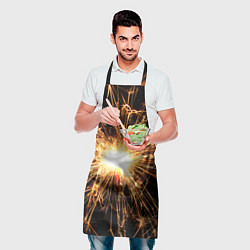 Фартук кулинарный Фейерверк души, цвет: 3D-принт — фото 2