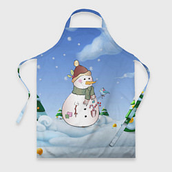 Фартук Веселый Снеговичок