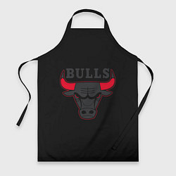 Фартук кулинарный CHICAGO BULLS ЧИКАГО БУЛЛС ЯРОСТЬ БЫКА, цвет: 3D-принт