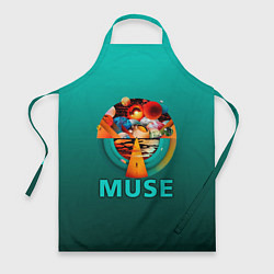 Фартук кулинарный The Resistance - Muse, цвет: 3D-принт