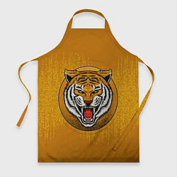 Фартук кулинарный Голова свирепого тигра, цвет: 3D-принт