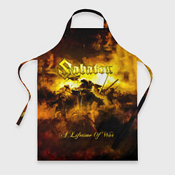 Фартук кулинарный A Lifetime of War - Sabaton, цвет: 3D-принт