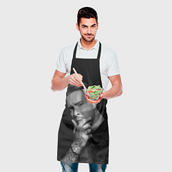 Фартук кулинарный Егор Крид Задумчивый образ, цвет: 3D-принт — фото 2